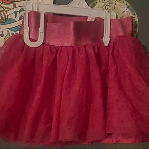 Girls size ten pink justice skirt